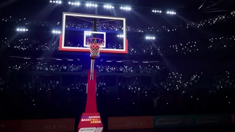 Premium PSD  3d basketball hoop