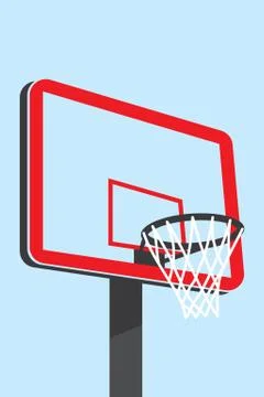 Basketball backboard Stock Illustration