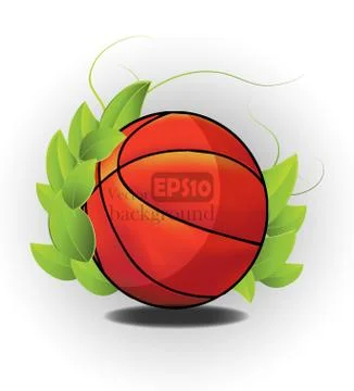 Basketball background Stock Illustration