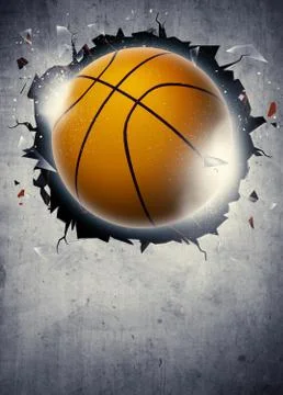Basketball background Stock Illustration