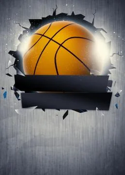 Basketball background Stock Illustration