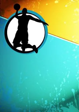 Basketball background Stock Illustration