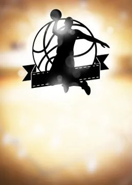 Basketball background Stock Illustration