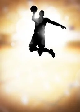 Basketball background Stock Illustration