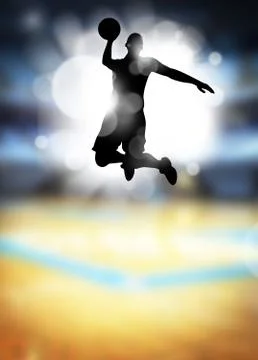 Basketball background Stock Illustration