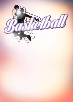 Basketball background Stock Illustration