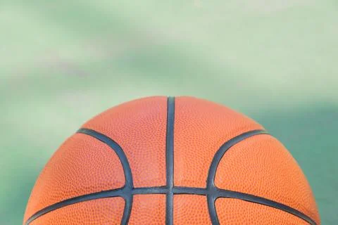 Basketball on background Stock Photos
