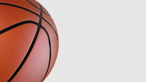 Basketball Background Seamless Loop With Alpha Channel Stock Footage 338188269