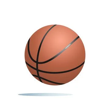 Basketball ball in a classical style Stock Illustration