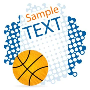 Basketball ball Stock Illustration