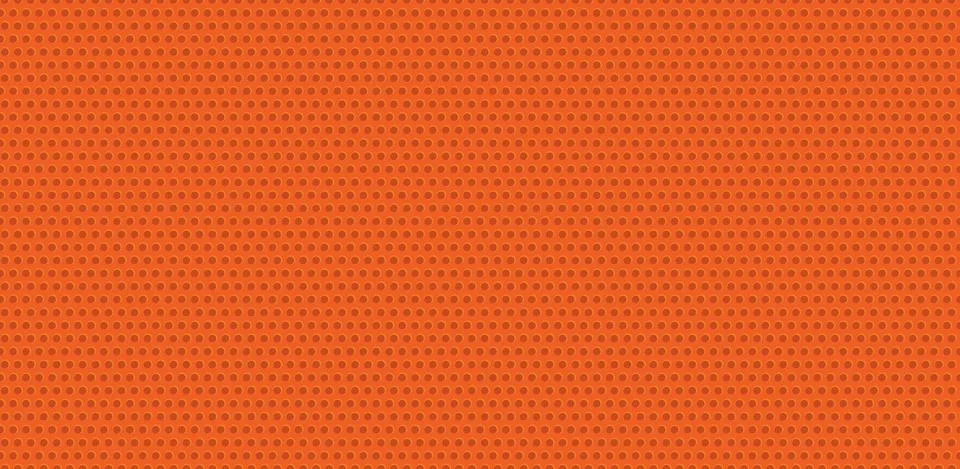Basketball ball pattern, seamless vector horizontal background Stock Illustration