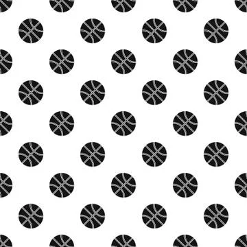 Basketball ball pattern vector Stock Illustration