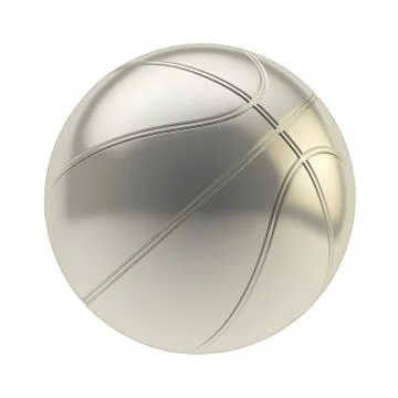Basketball ball render isolated Stock Illustration