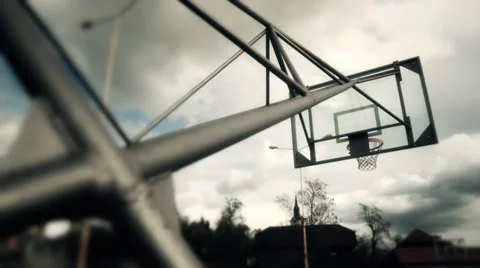 Basketball basket Stock Footage 31085277