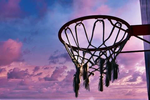 Basketball basket Stock Photos