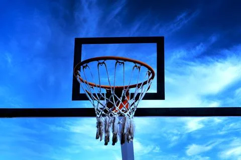 Basketball basket Stock Photos