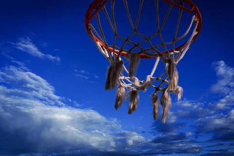 Basketball basket Stock Photos