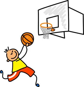 Basketball Boy Stock-Illustration