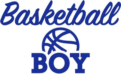 Basketball Boy Illustrazione stock