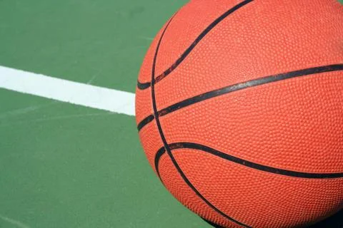 Basketball close-up Stock Photos