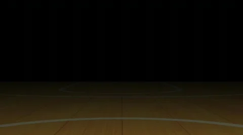 Basketball court Stock Footage