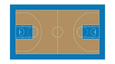 Basketball Court Stock Footage 80253389