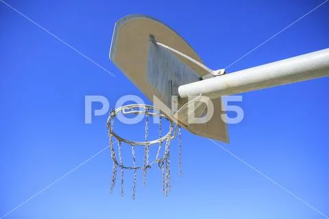 Basketball court Stock Photos