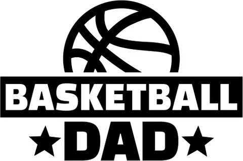 Basketball Dad Stock Illustration
