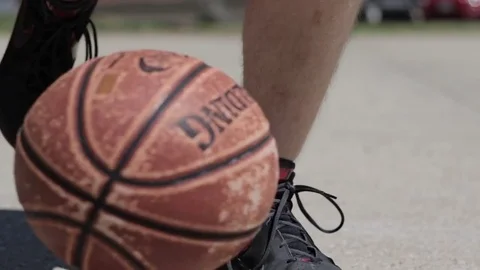 Basketball Dribble 3 Stock Footage 79019075