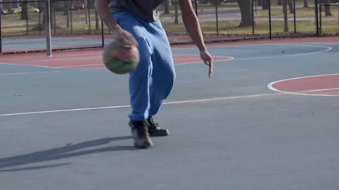 Basketball Dribble Crossover Stock Footage 134733023