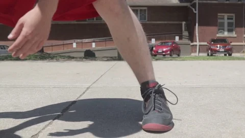 Basketball Dribble Slider Medium Dolly 3 Stock Footage 79019258