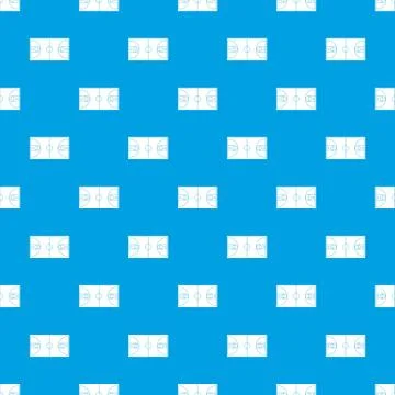Basketball field pattern seamless blue Illustrazione stock