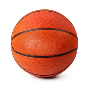 Basketball game ball isolated on white background Stock Photos