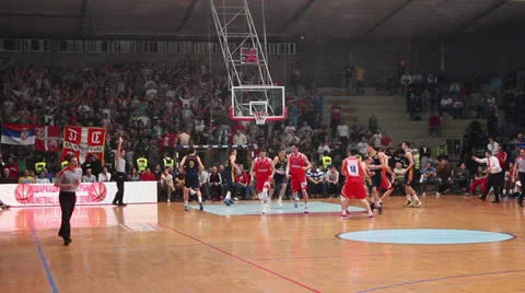 Basketball Game Stock Footage 22708541