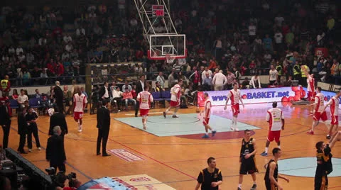 Basketball Game Stock Footage 22709223