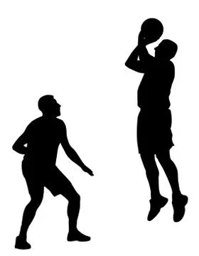 Basketball game Stock Illustration