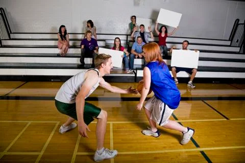 Basketball game Stock Photos