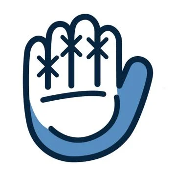 Basketball Gloves Stock-Illustration