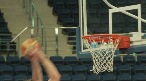 Basketball hoop Stock Footage 12550264