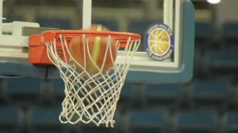 Basketball hoop Stock Footage 12555939