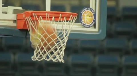 Basketball hoop Stock Footage 12555967