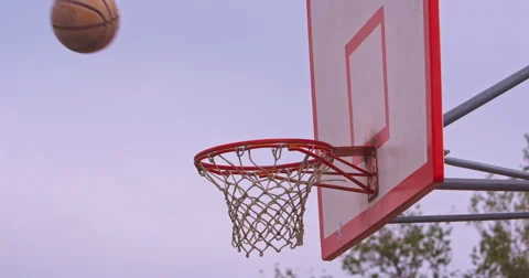 Basketball Hoop Stock Footage