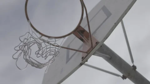 Basketball Hoop Stock Footage 71306226
