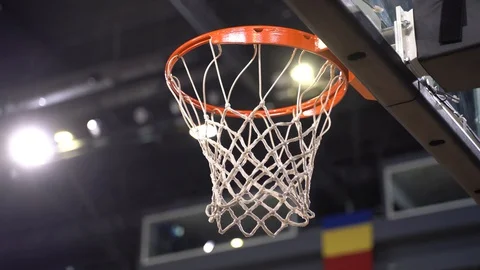 Basketball hoop Stock Footage 129690438