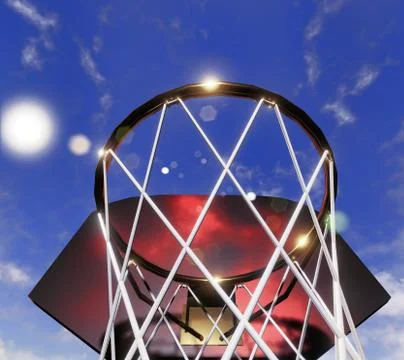 Basketball hoop Stock Illustration