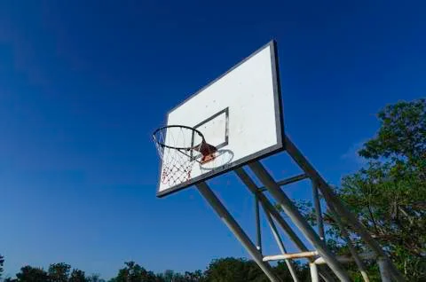 Basketball hoop Stock Photos