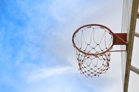 Basketball hoop Foto stock