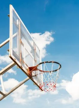 Basketball hoop Stock Photos