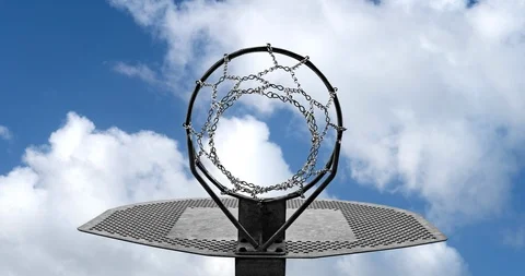 Basketball hoop timelapse Видео 106019892