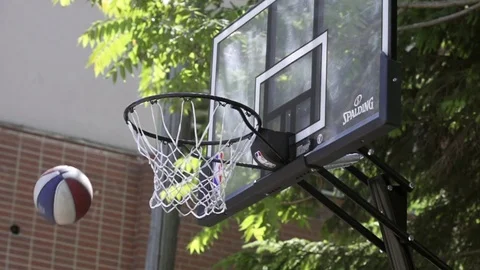 Basketball Hoop_1 Stockbeeldmateriaal 81888084